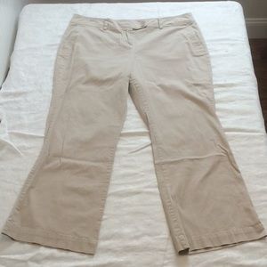 Size 18 Ave. NY&Co Manhattan Chino Flare Leg Pant